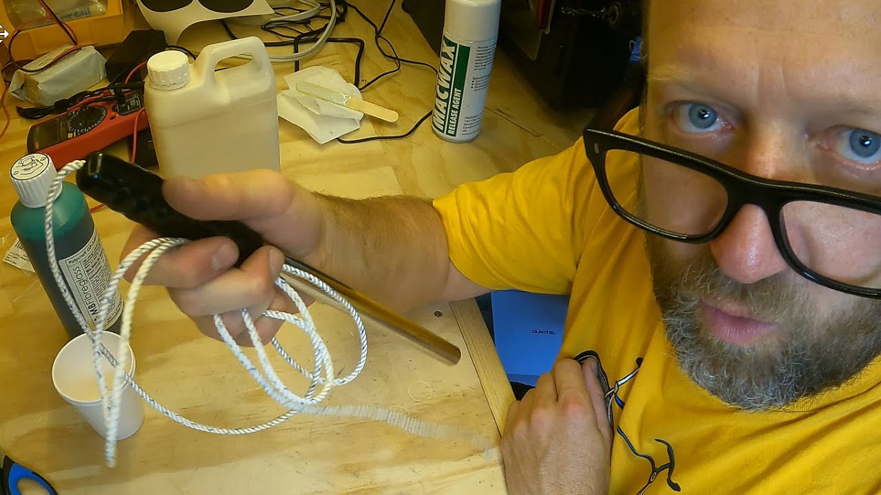Securing my bilge pump handle and a surprise!