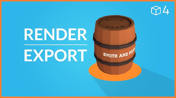 Blender Beginner Tutorial #4 - RENDERING & EXPORTING