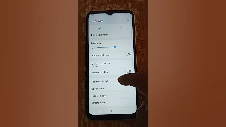 Samsung galaxy A14 5G screen refresh rate || one ui 5.1 #shorts ❤️❤️ - 天天要聞