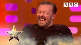 Ricky Gervais needs LEGAL ADVICE for his awards show pranks... | The Graham Norton Show - BBC