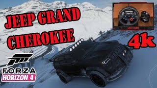 Jeep Grand Cherokee!! 4k!! Forza Horizon 4!!  Logitech G29 Driving Force!!!!!