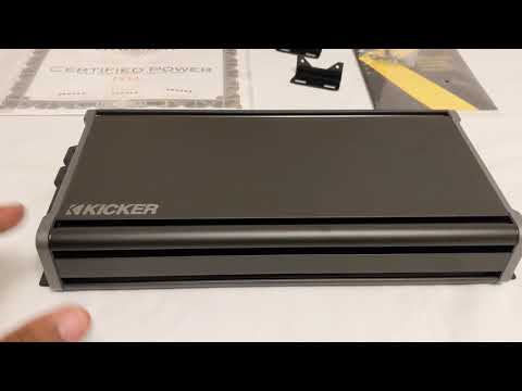 Kicker CXA1800.1  Unboxing