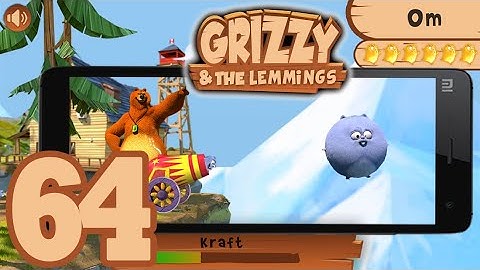 Grizzy and the Lemmings The cannon! Part 64 (Android/iOS)