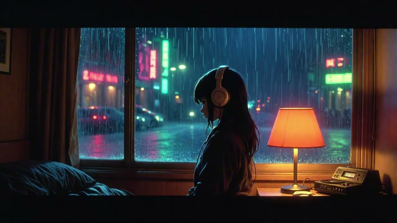 90s Rainy Window Nostalgia 2026 | Cozy but Melancholic Lo-fi Trip-Hop