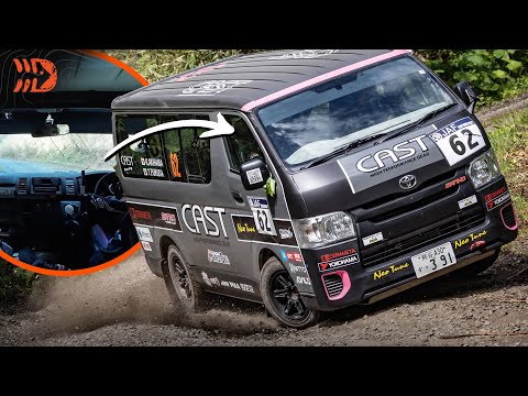 Toyota RALLY VAN Onboard! 🤯 Cast Racing Toyota Hiace | Tour de Kyushu in Karatsu SS9