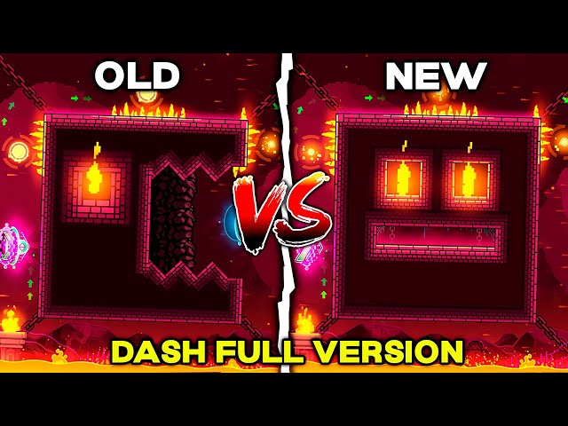Dash Full Version - (Old VS New) - Geometry Dash 2.2 class=
