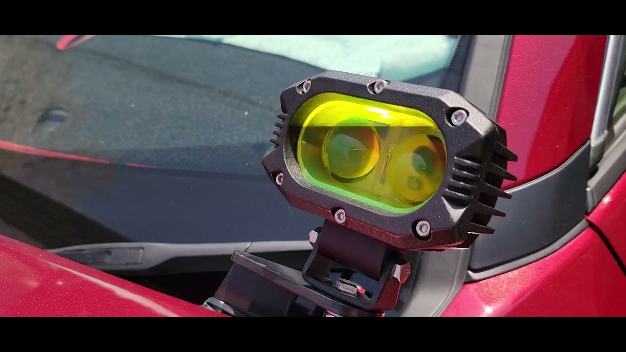 RAV4  ボンネット ワークライト 作業灯 取り付け 参考動画   昼間編