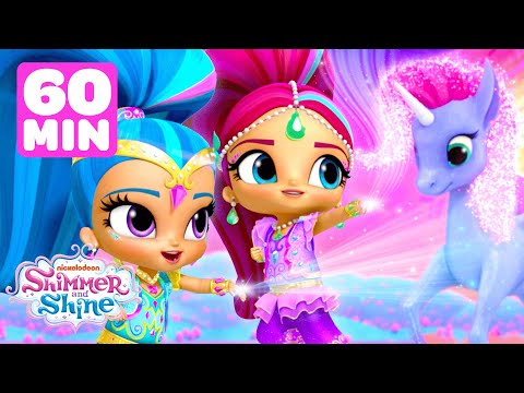 Shimmer and Shine Use Glitter Gem Rings to Learn Magic! + MORE Full Episodes | Shimmer and Shine