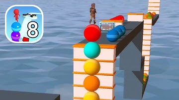 Stack Rider All Levels GamePlay (Lvl 41-45) #stackrider #gaming #alllevels