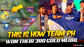 THIS is HOW TEAM PH SECURES, IT's 3rd GOLD MEDAL in SEA GAMES . . . 🏆