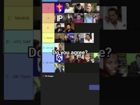mvrius does Christian Tierlist #christian #christianity