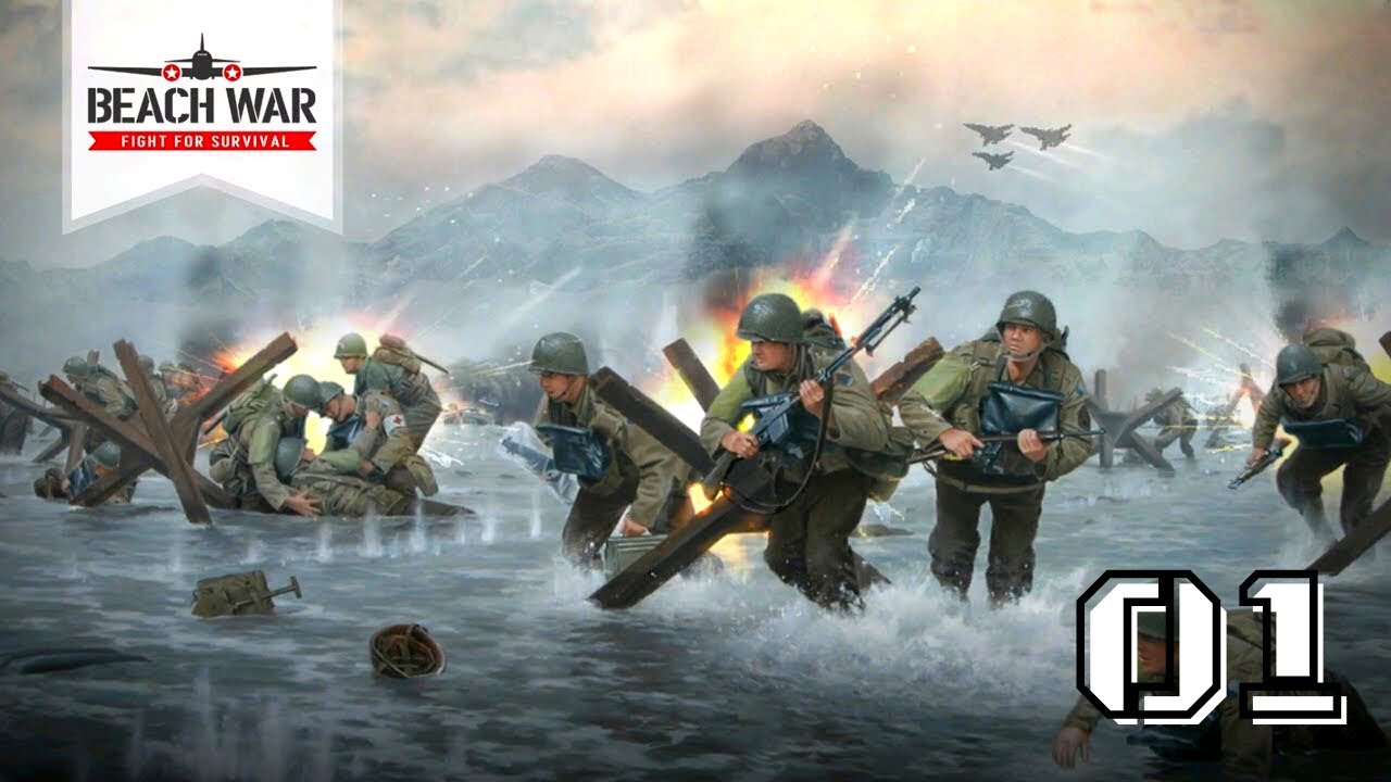 Beach war : fight for survival game play 01 | Dean XO