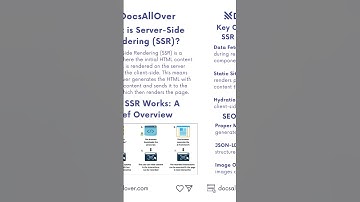 Server-Side Rendering (SSR) for SPAs #serversiderendering #singlepageapplication #nextjs #nuxtjs