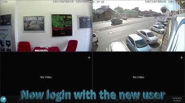 ADD a New user on TVT DVR or NVR