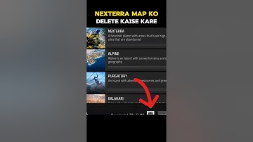 NEXTERRA MAP KO DELETE KAISE KARE 🤔❓|| #shorts #freefire #trending