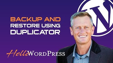 Backup and Restore using Duplicator