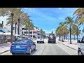 Driving Downtown - Ft Lauderdale Beach 4K - USA