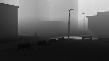Maya 2016 tutorial : Create street fog in 1 minute using Mental Ray