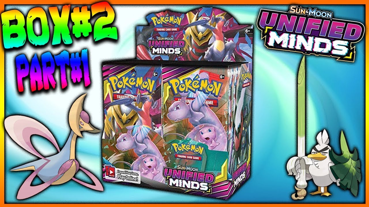 Pokemon Unified Minds Booster Box #2 Part 1 Opening! Texture More