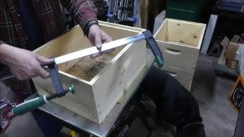 How to assemble pre cut 10 frame bee hive bodies