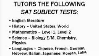 SAT Subject Test Prep Korean Latin Spanish - As Seen in WSJ, NY Times, Washington Post, etc