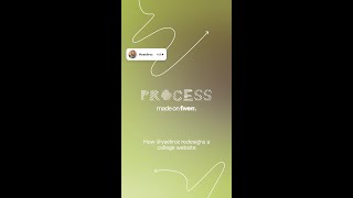 Redesign my college website with me