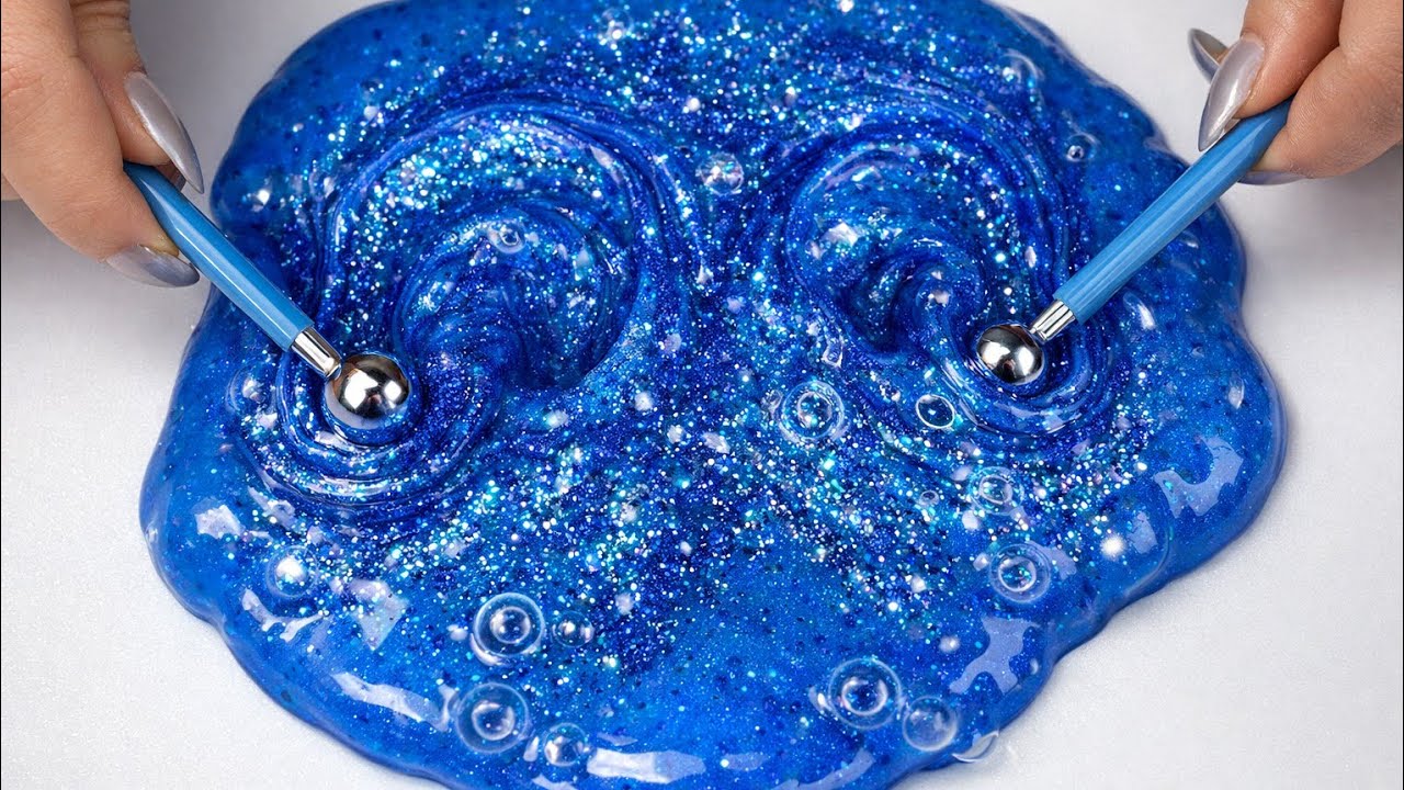 ASMR Deep Brain Tingles with Slime and Squishy Sounds for Sleep (No Talking)🌌🛌