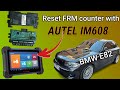 مشكلة بأحد الأضواء الأمامية BMW E82 Lights NOT working Reset FRM counter and Vin with Autel IM608