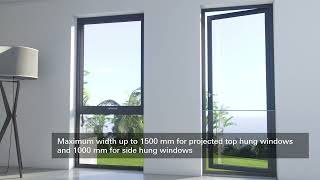 Aluminum Doors Windows By Alustar - Schueco Troptec Aw 40 Ni