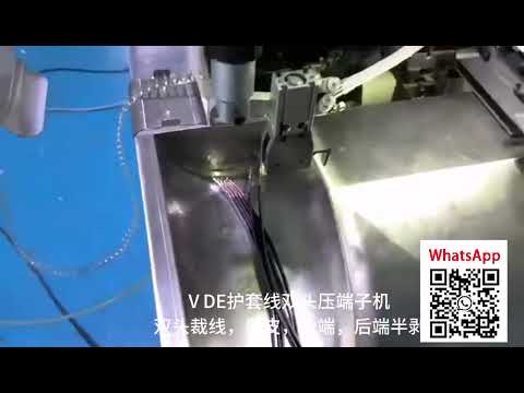 Automatic Dual-Head Crimping Machine for VDE Jacketed Cables