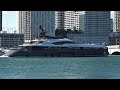 The Super Yachts are arriving to Miami !