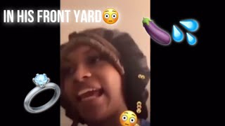 Man Wifes A Girl After He Caught Her Giving Sloppy Top In His Front Yard🍆💦