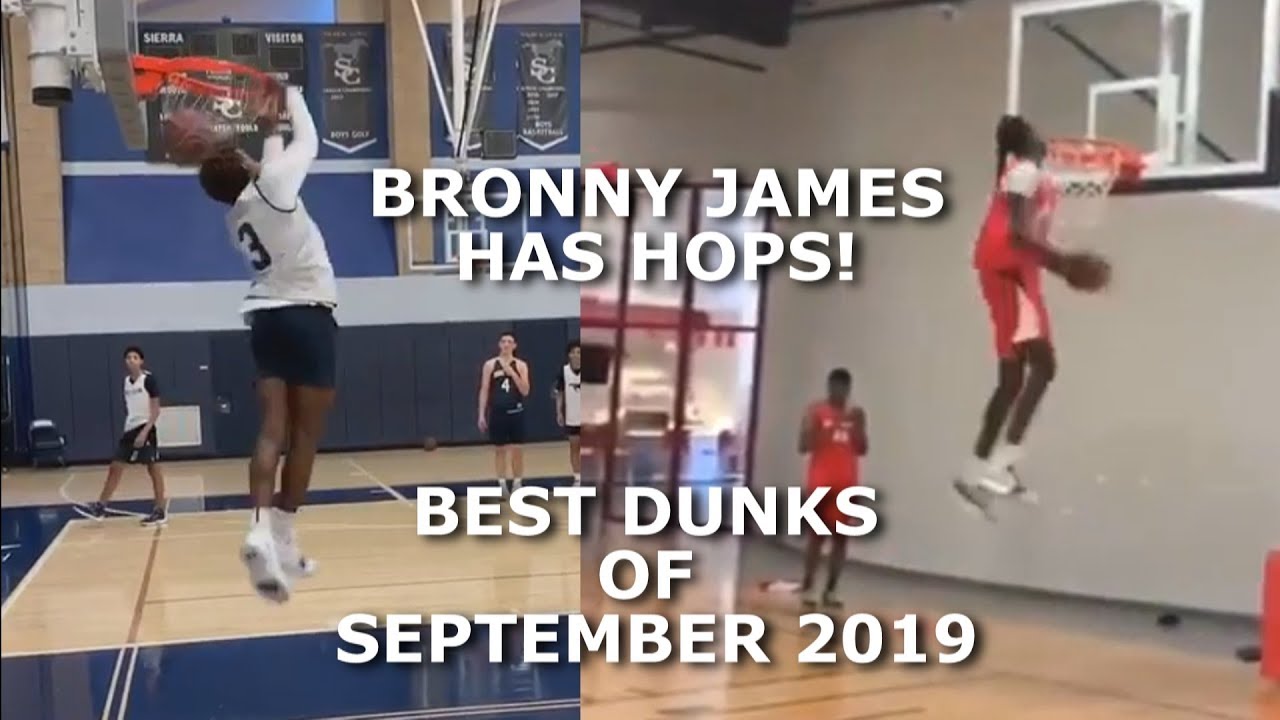 Bronny james best dunks Clearance