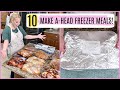 10 MAKE-AHEAD SUMMER FREEZER MEALS // FILL YOUR FREEZER