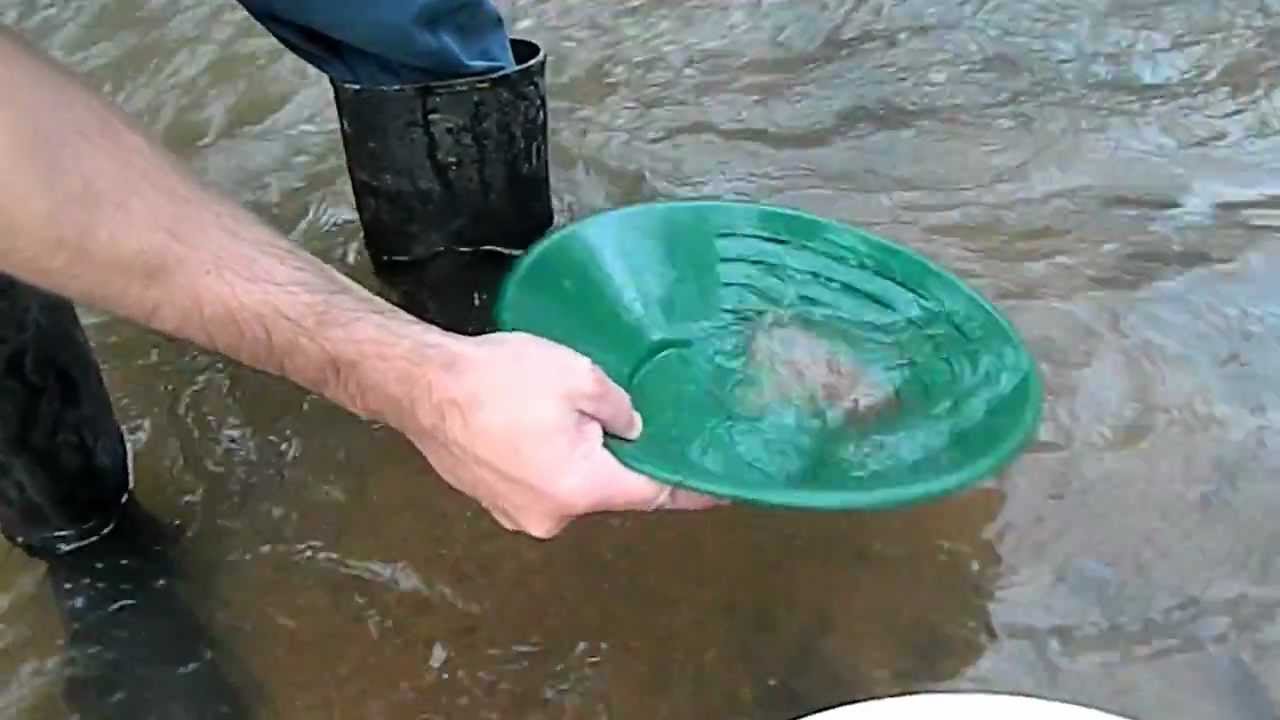 panning for gold in central utah YouTube