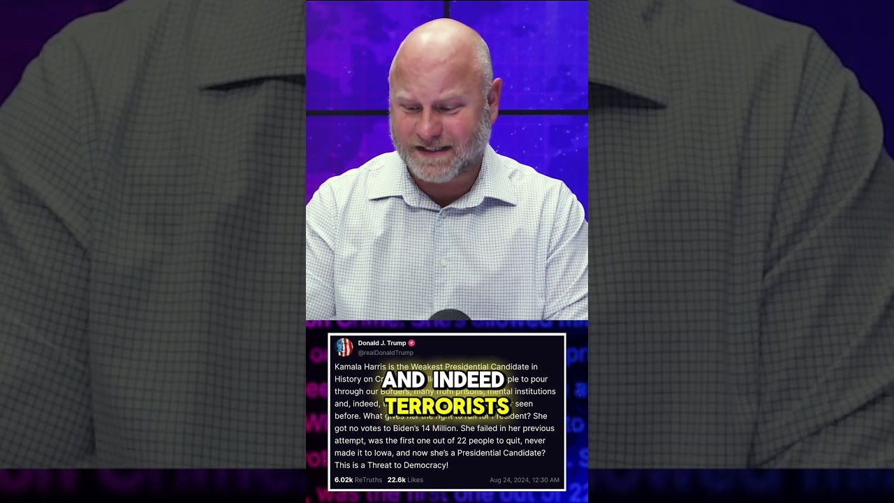 Trump FREAKING OUT over Kamala Harris