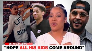 Carmelo Anthony's Eldest Son Meets His Half-Sister For First Time In Adorable Video Content