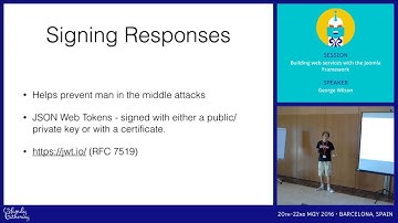 JAB16 - Building web services with the Joomla Framework