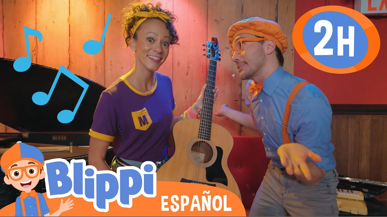 ⁣Instrumentos musicales con Blippi y Meekah! | Blippi Español | Videos Educativos