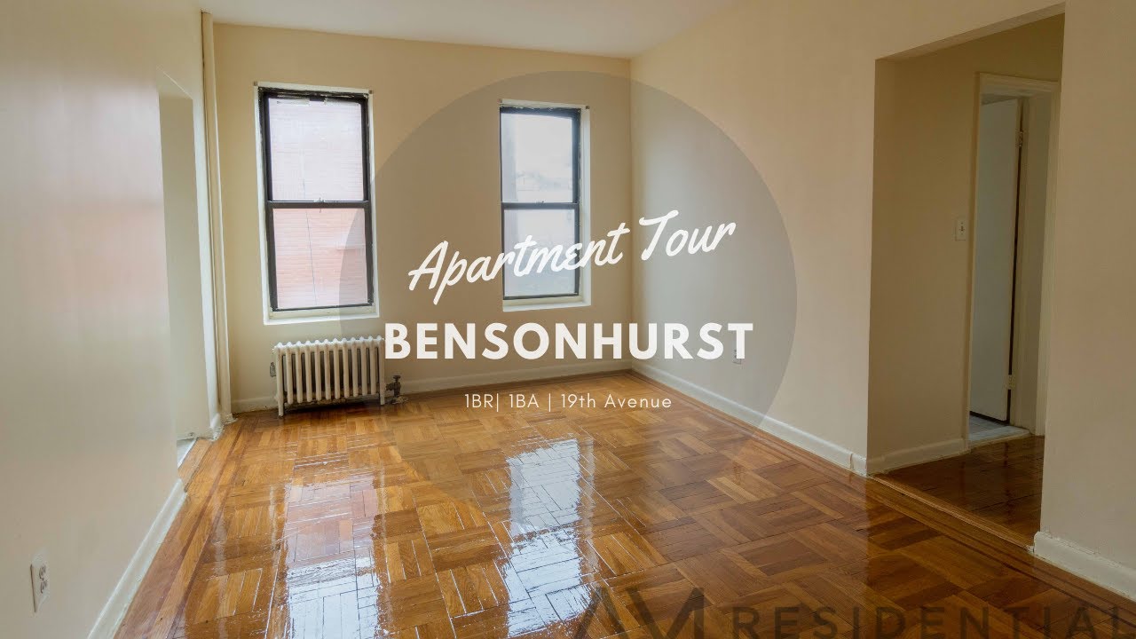 Video Tour One Bedroom Apartment at 19th Ave, Bensonhurst, Brooklyn YouTube