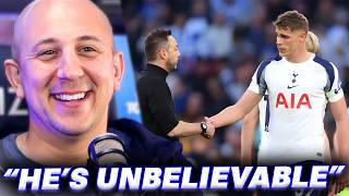 Spurs Players Speak On De Zerbi After Securing Premier League Football...