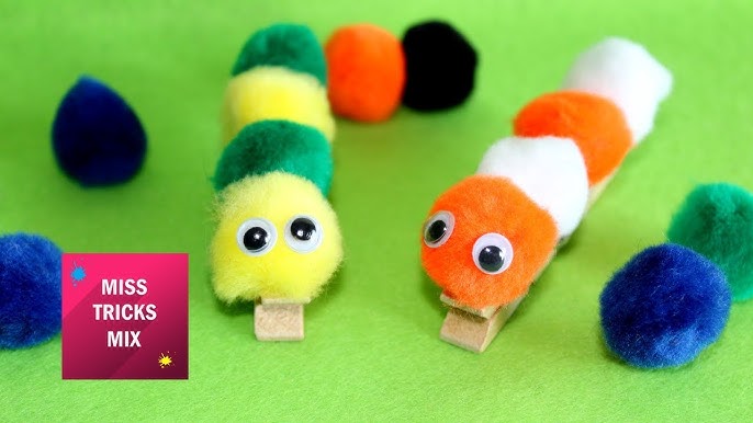 1-minute video / Pipe Cleaner Snail / Pipe Cleaner Craft Ideas / Kids Crafts  / Crafts For Kids 