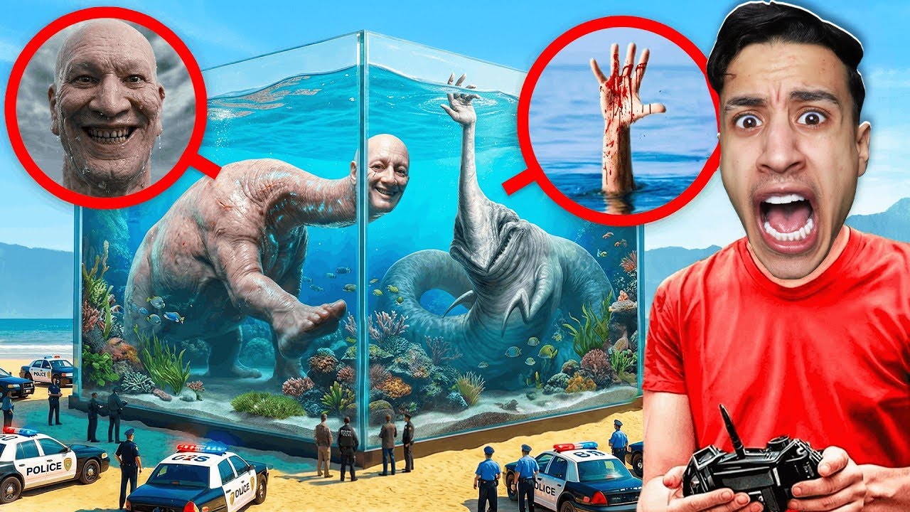 دخلت حوض سمك وطلع فيه يد المساعدة المزيفة المرعبة HAND SEA MONSTER حقيقي! 😨🔥