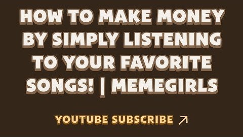 How to Make Money by Simply Listening to Your Favorite Songs! | MemeGirls | Memefi New Video Code