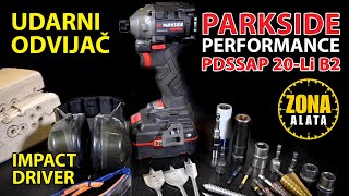 PARKSIDE Performance PDSSAP 20 Li B2 Impact Driver from Lidl - Brushless Motor 4K