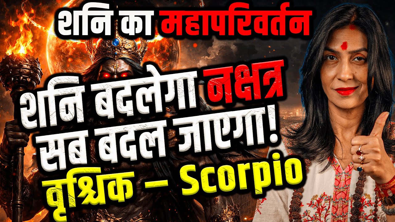 वृश्चिक राशि | शनि नक्षत्र परिवर्तन 20 जनवरी–17 मई 2026 | धैर्य से मिलेगा बड़ा लाभ | 