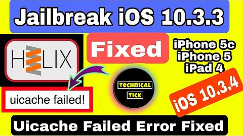 Fix h3lix  uicache failed Jailbreak iOS 10.3.3 / 10.3.4 in 2022