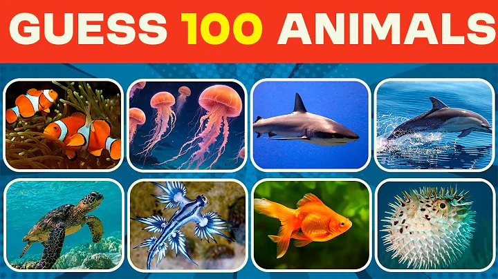 Guess 100 Sea Animals in 5 Seconds 🐙🐠 | From Easy to Hard