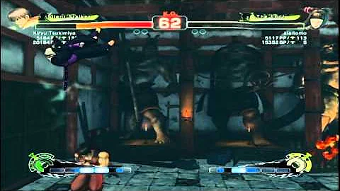 SSF4 AE 2012 Ranked: Kiryu Tsukimiya (Guy) vs alaitomo (Juri)