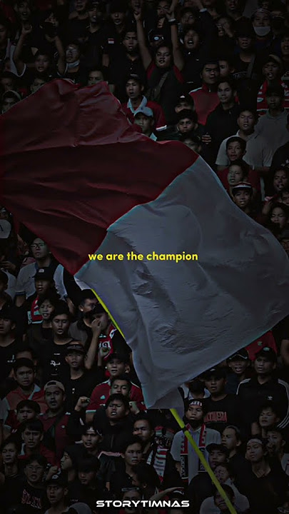 WE ARE THE CHAMPION - ULTRAS GARUDA🇮🇩🔥⚽ #ultrasgaruda #supporterchants #kitagaruda #628football